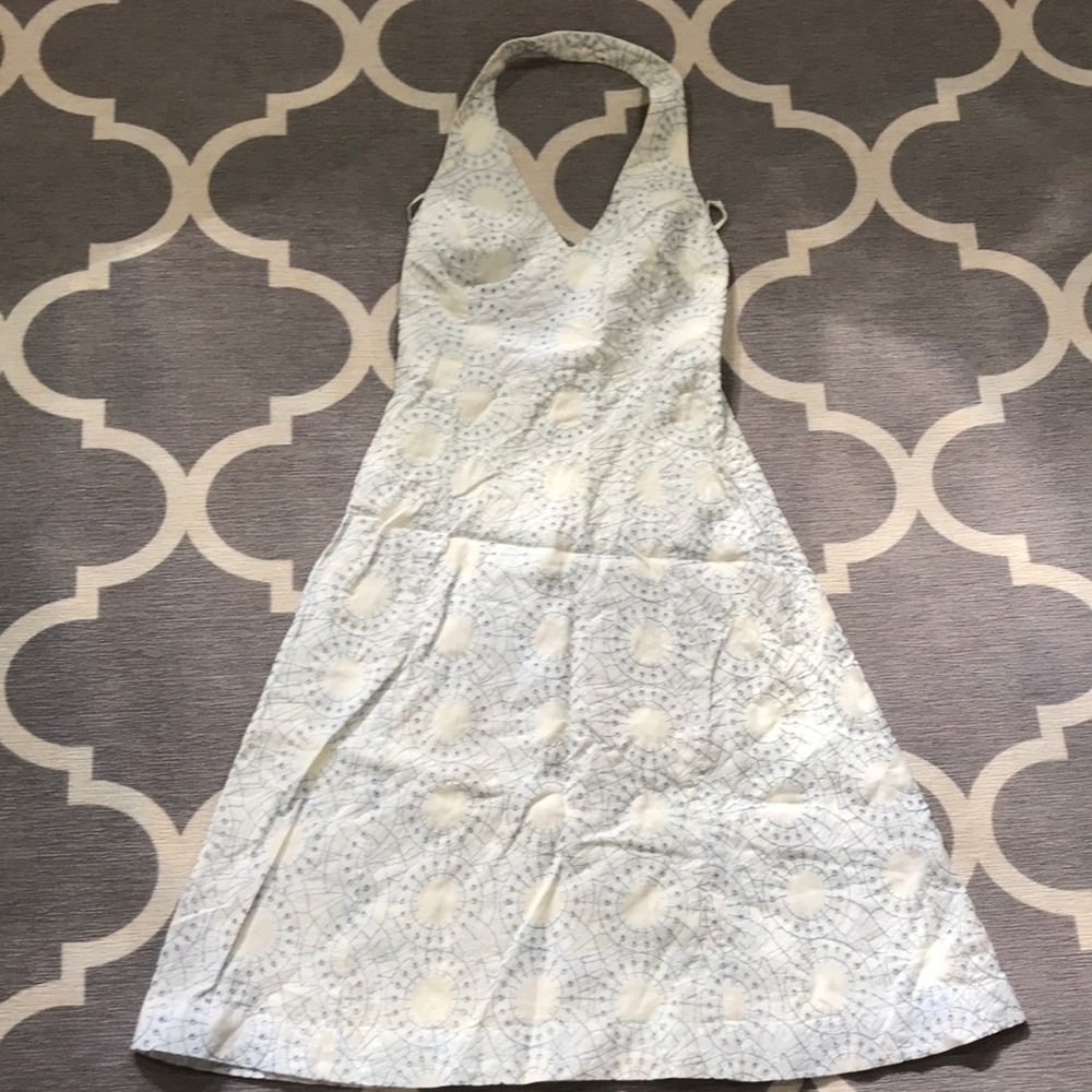 French Connection dress blue white flowers size 2